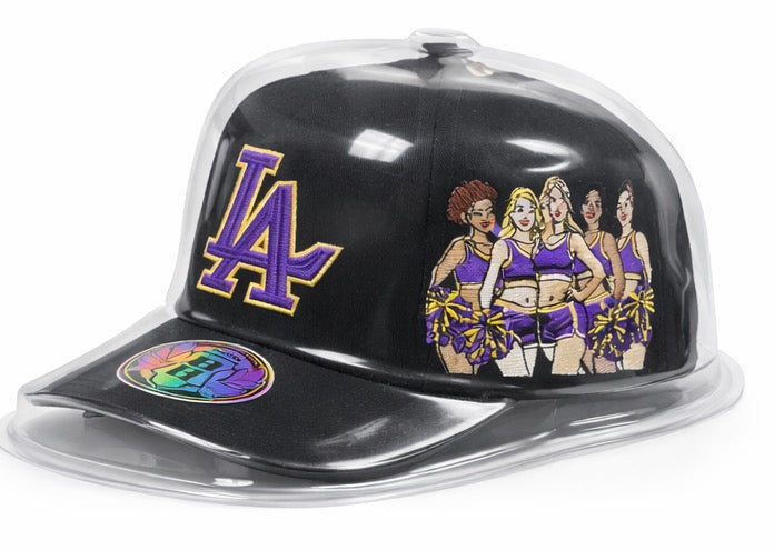 "LAKERETTES" HAT - BLACK