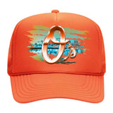 "BALTIMORE" Foam Trucker - Orange