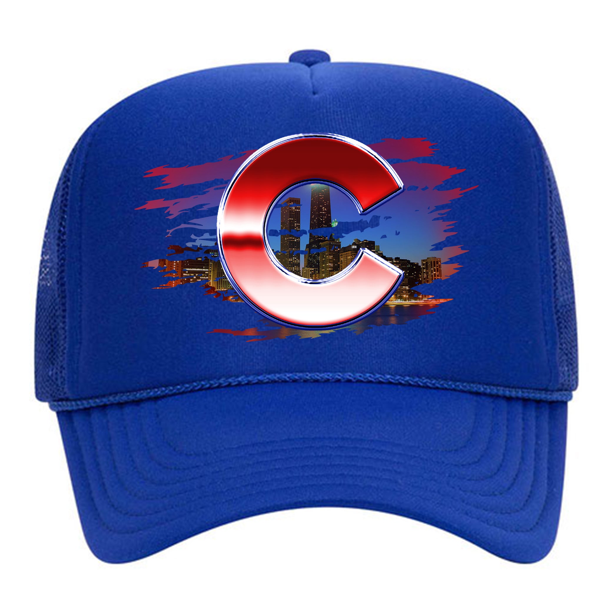 "CHICAGO" Foam Trucker - Royal