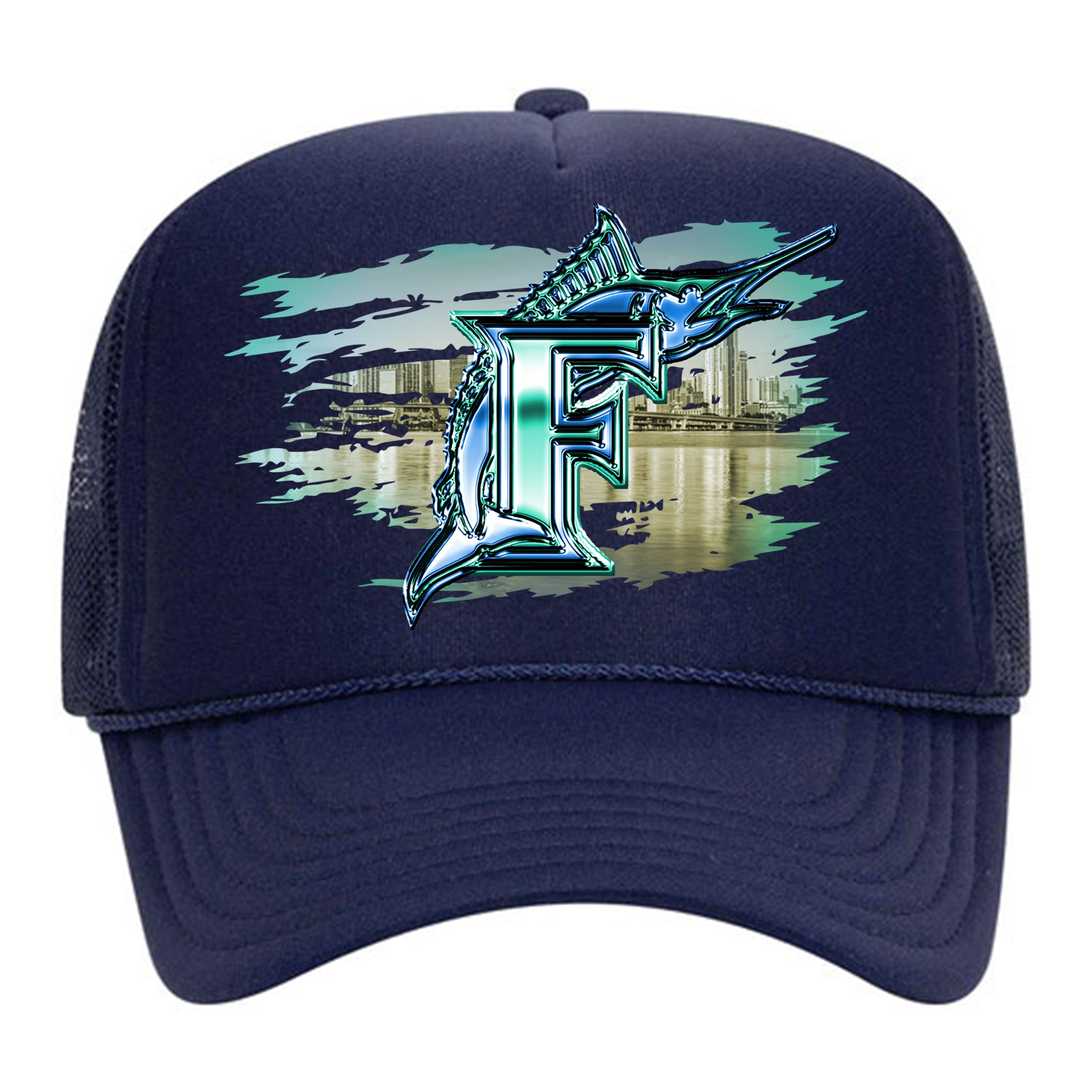 "FLORIDA" Foam Trucker - Navy