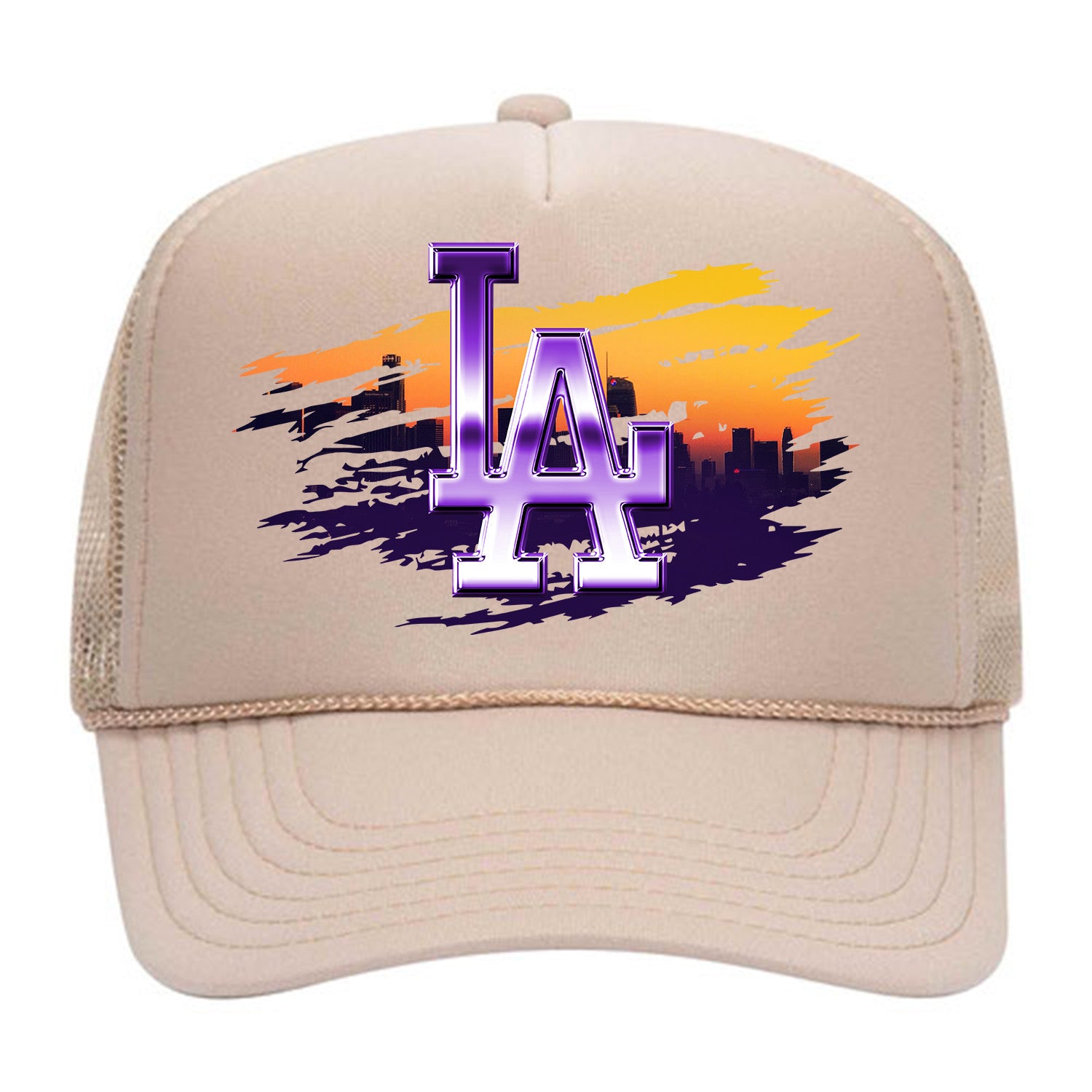 "LA LA" Foam Trucker - Cream