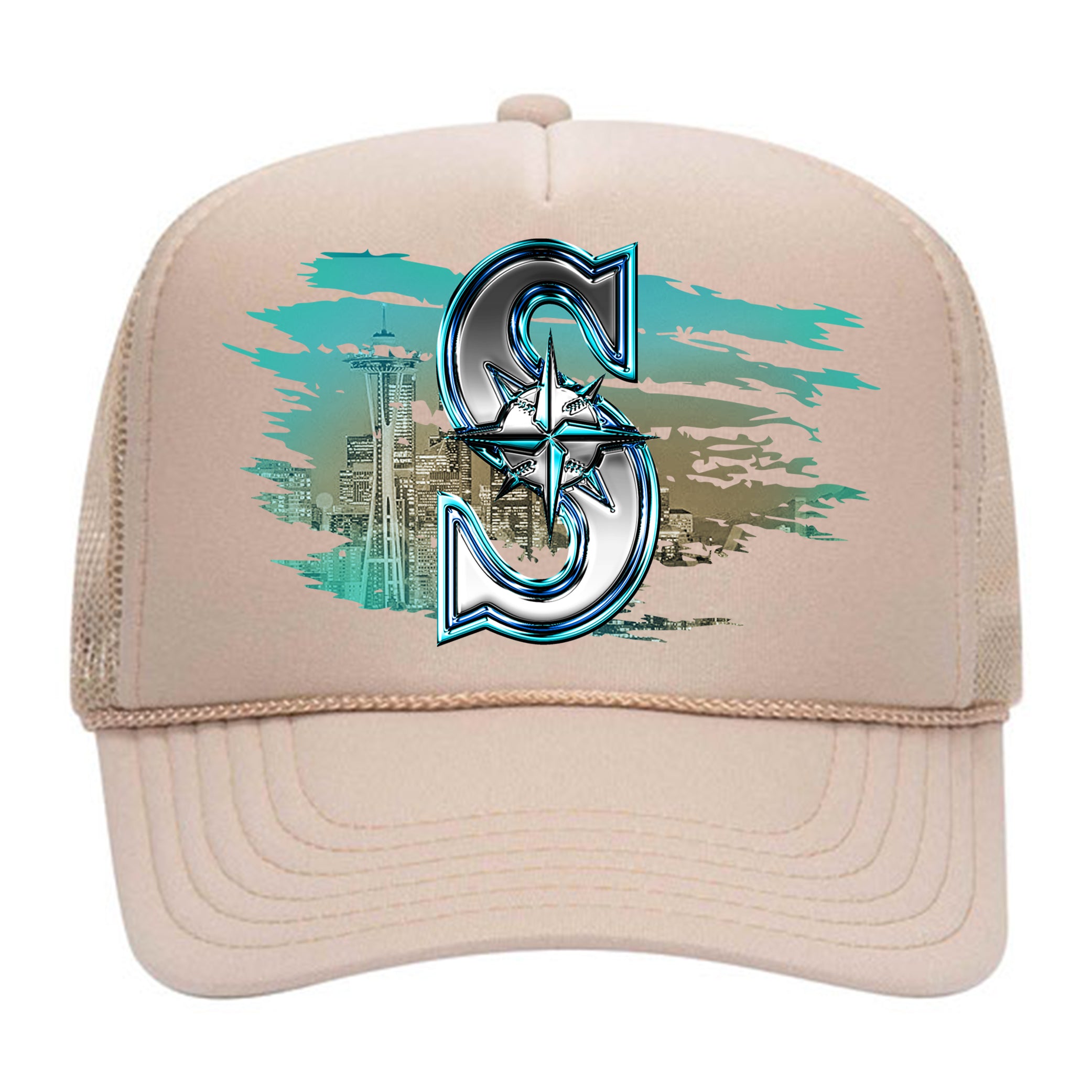 "SEATTLE" Foam Trucker - Tan