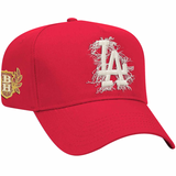 Distressed LA - Red/White